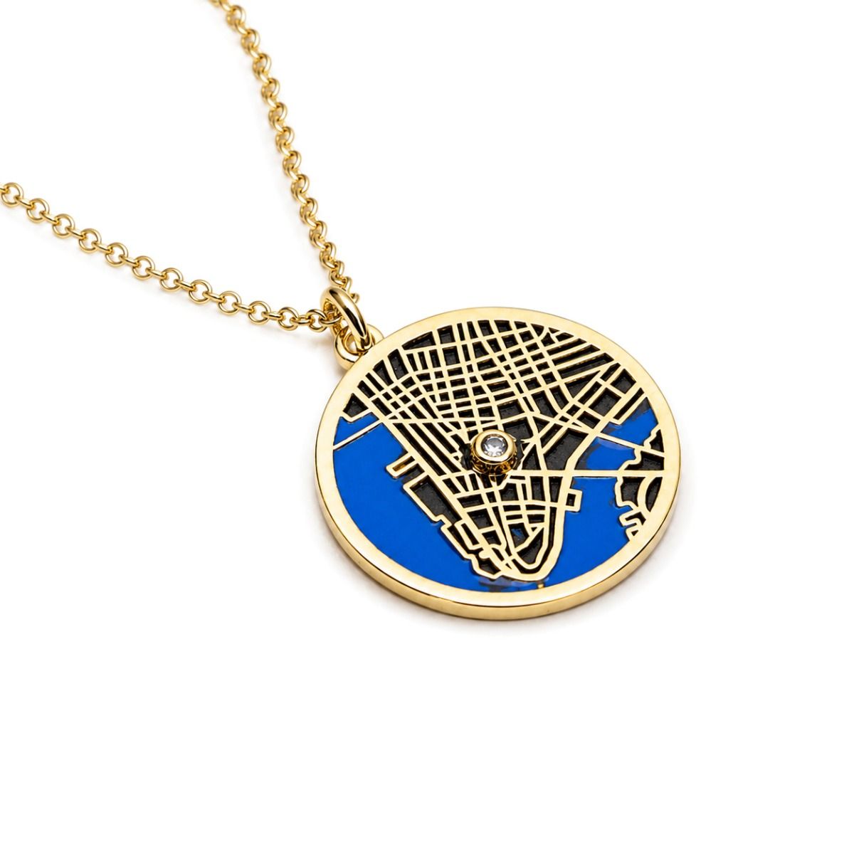 Where Our Story Began – Custom Map & Engraved Necklace