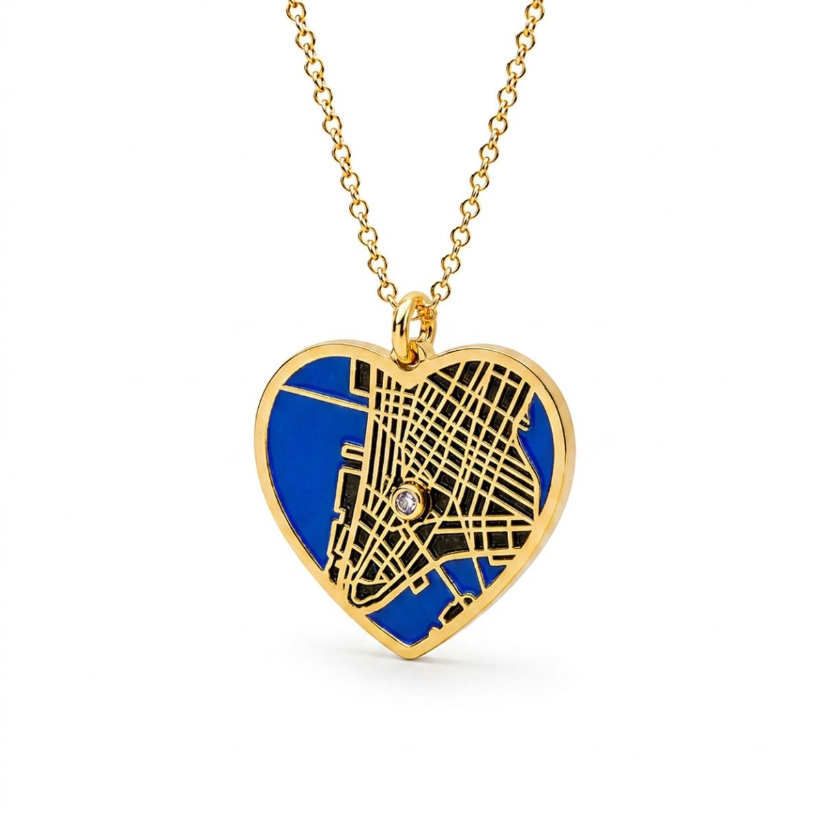 Where Our Story Began – Custom Map & Engraved Necklace